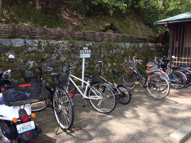 ひがし茶屋街 自転車